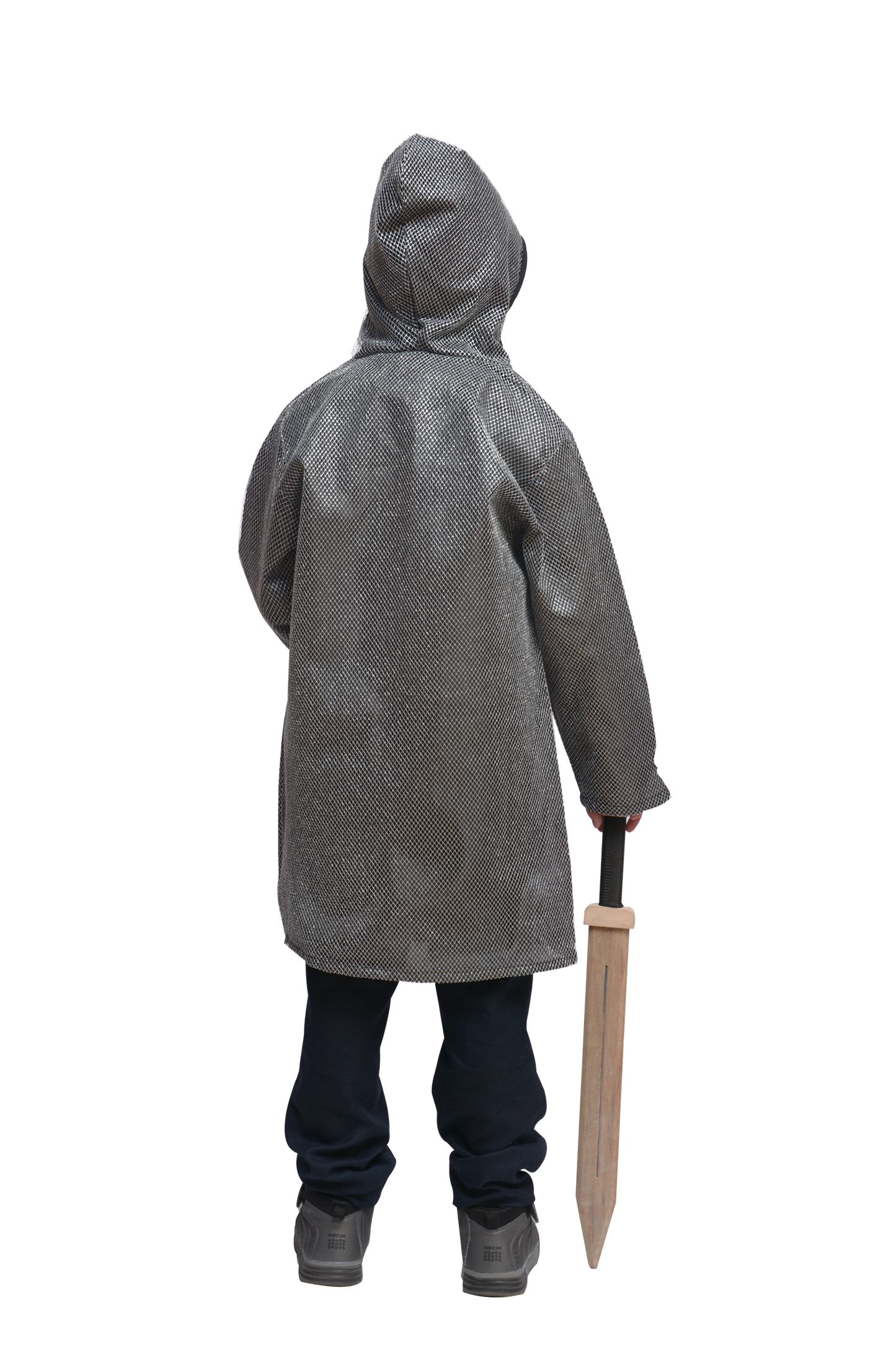 1805 KNIGHT HOODED SHIRT SILVER