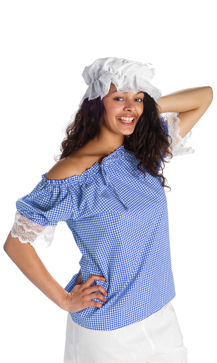 1241 ANTONINA BLOUSE BLUE