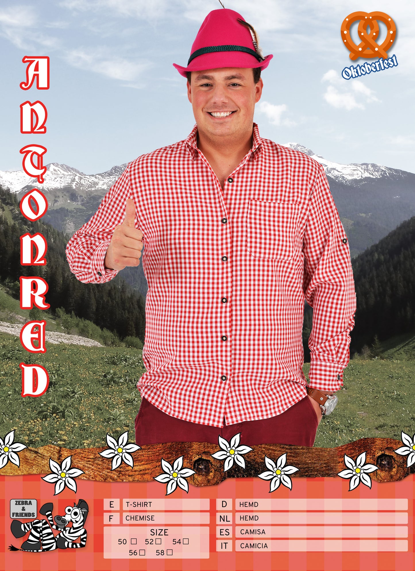 1230 ANTON SHIRT RED