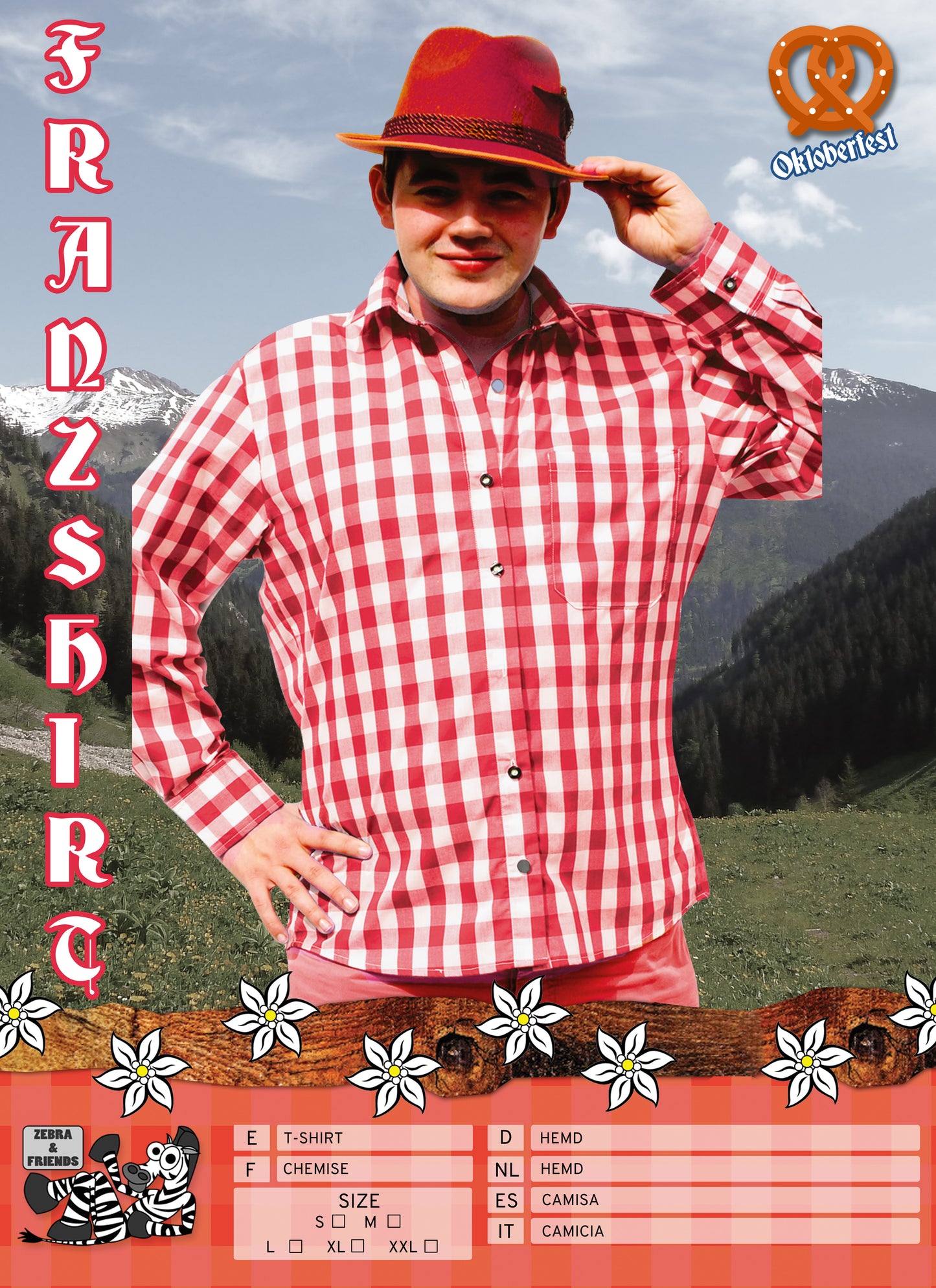 1225 FRANZ SHIRT RED