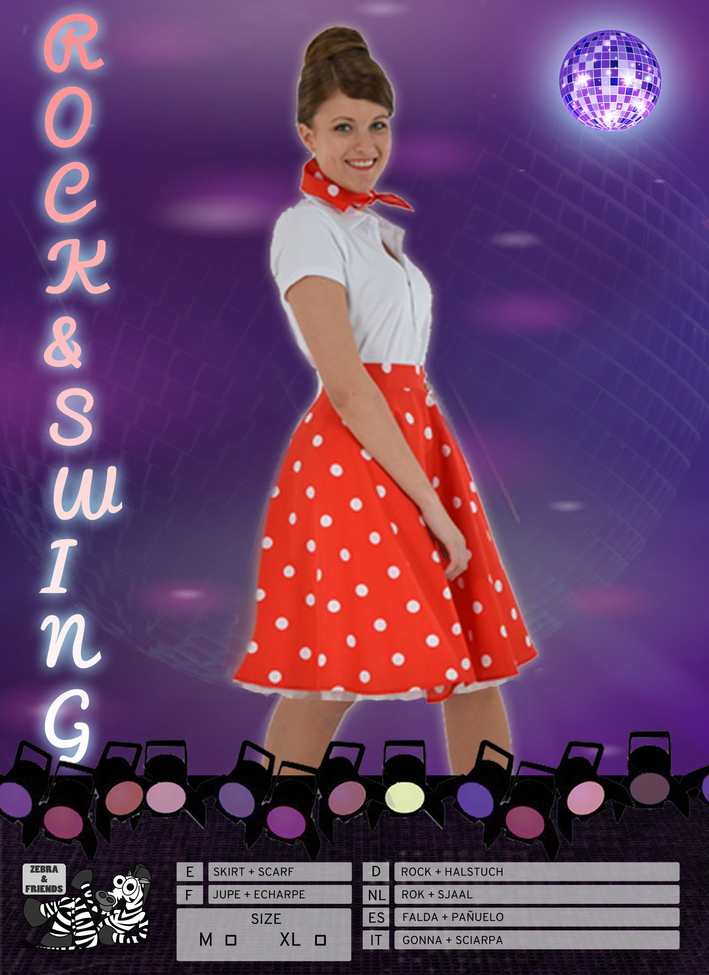 1478 ROCK & SWING RED WHITE