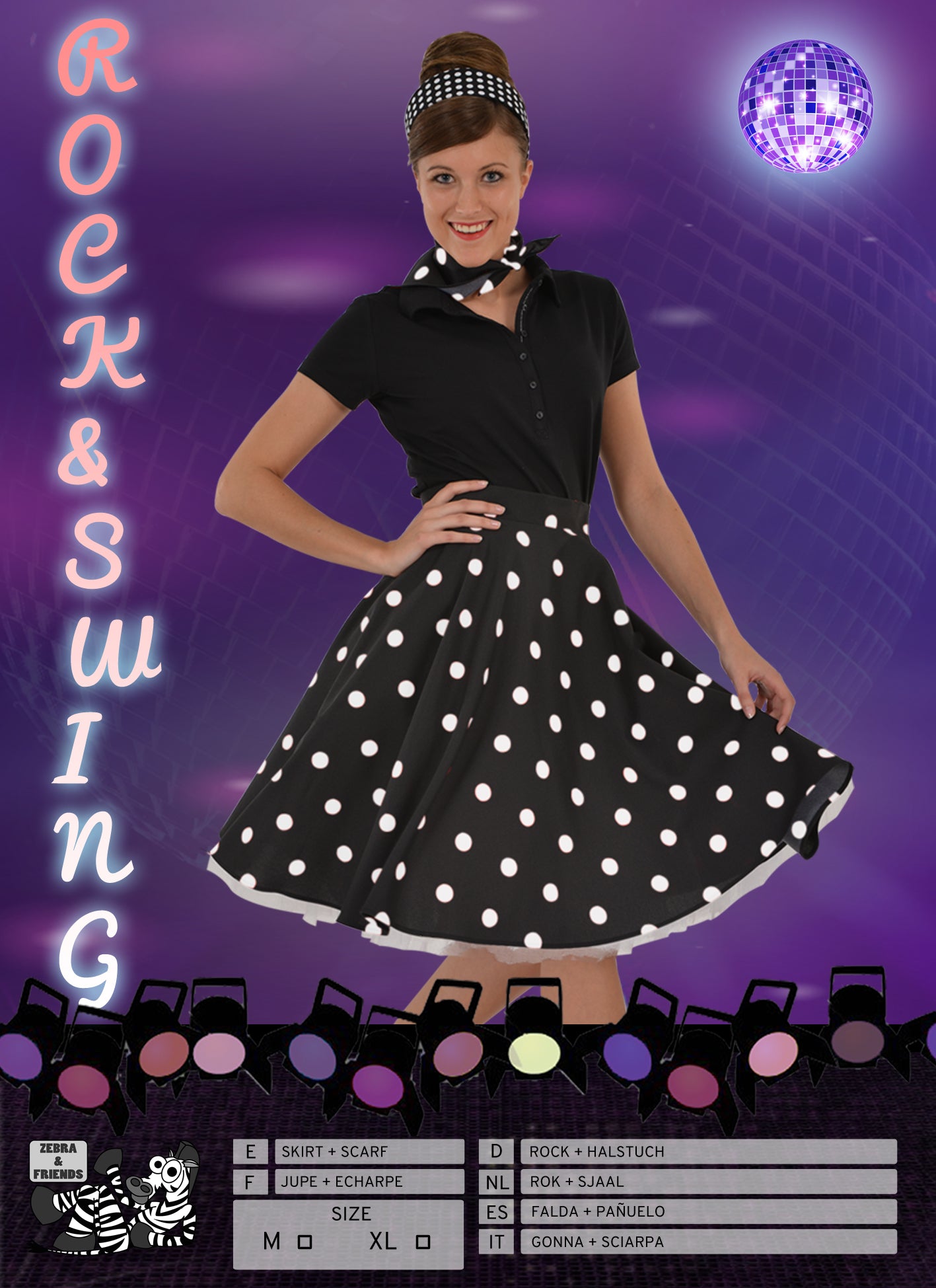 1483 ROCK & SWING BLACK WHITE