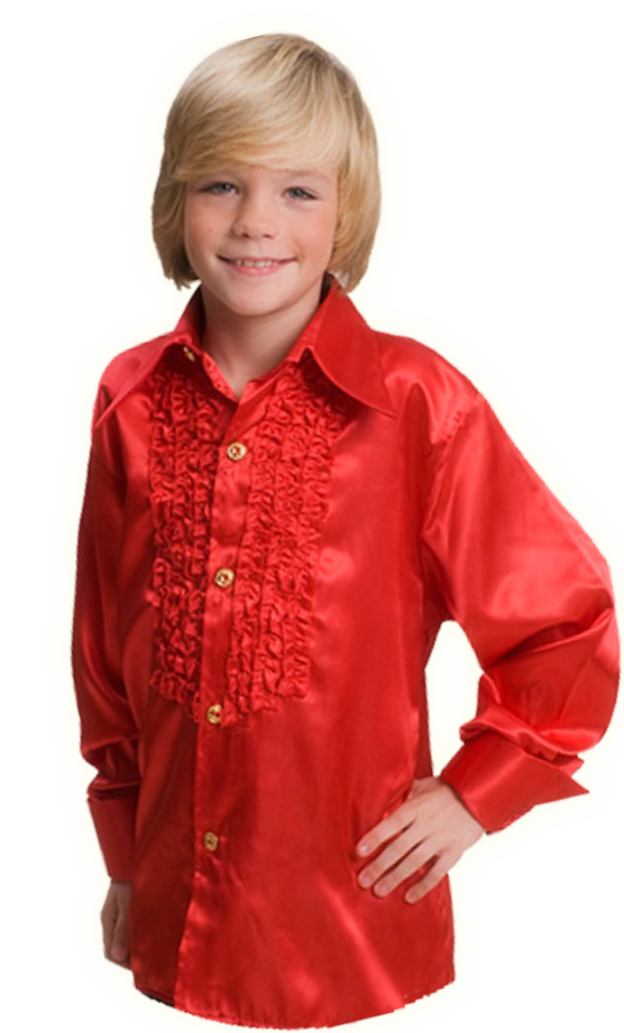 1597 JOHNY SHIRT RED CHILD