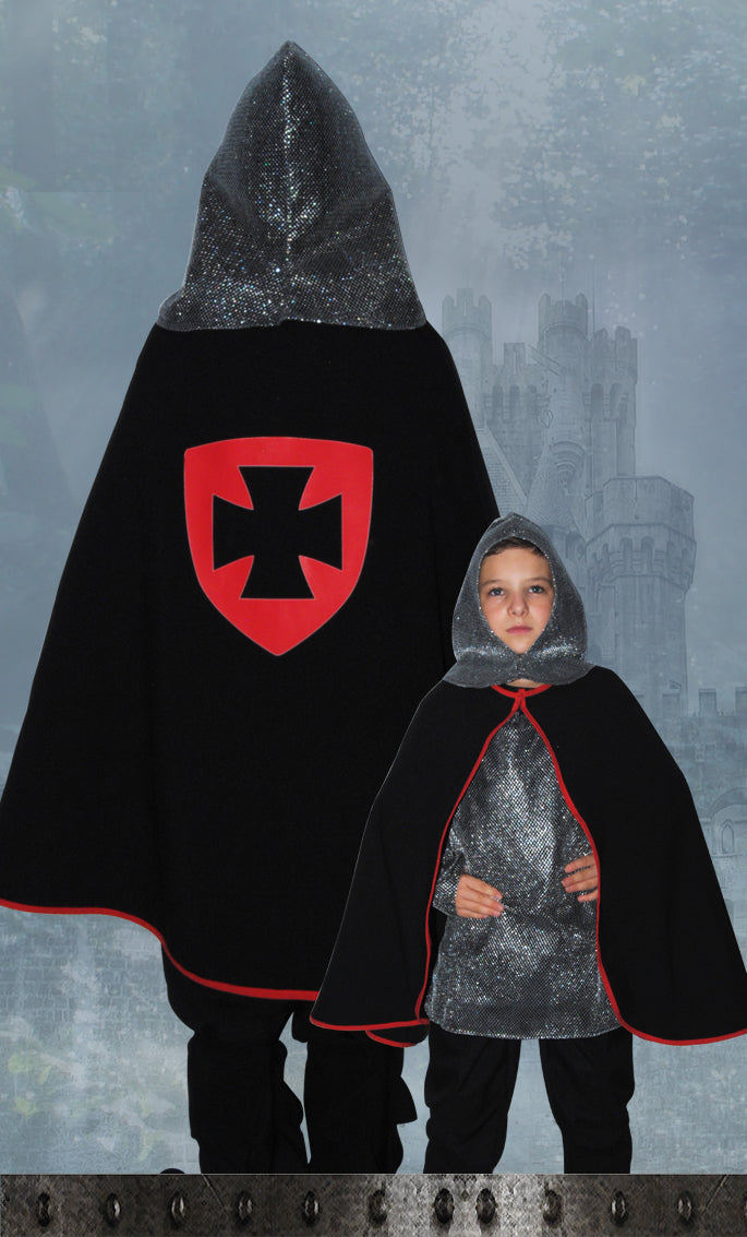 1819/4 TEMPLAR CAPE BLACK RED