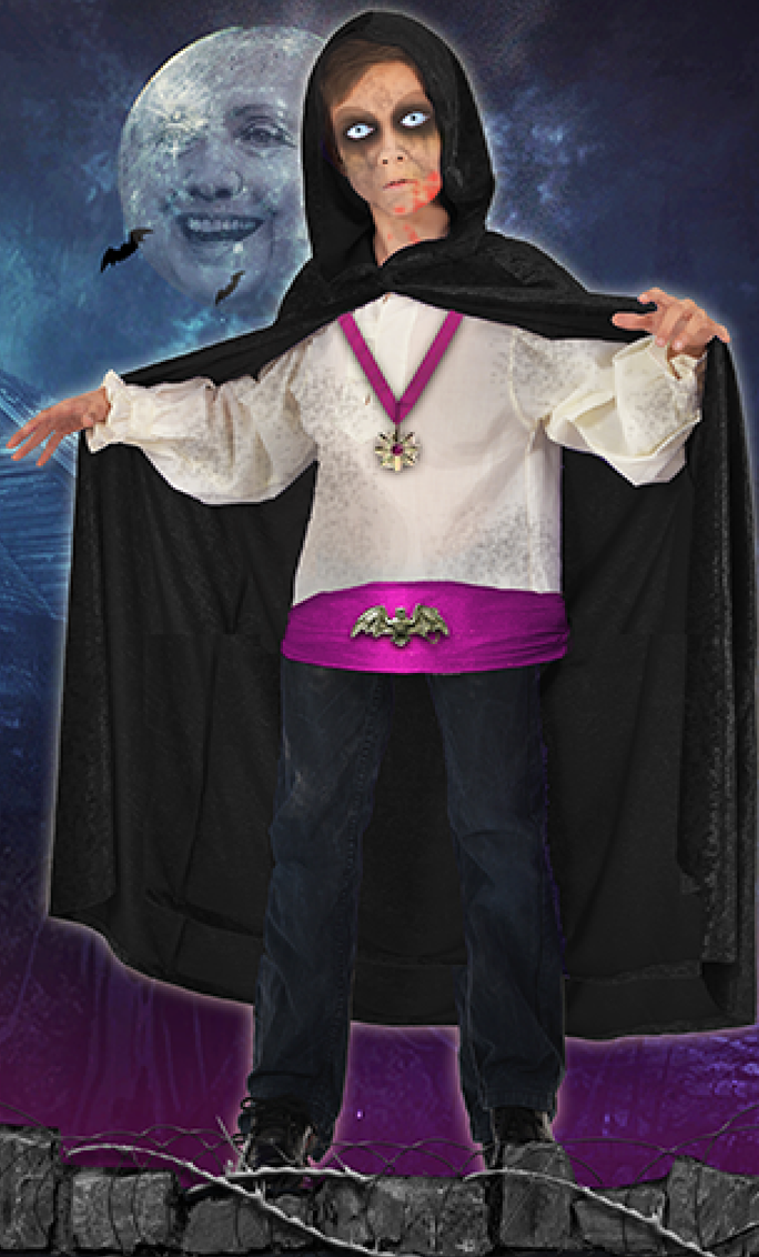 1506/1 HOODED CAPE BLACK