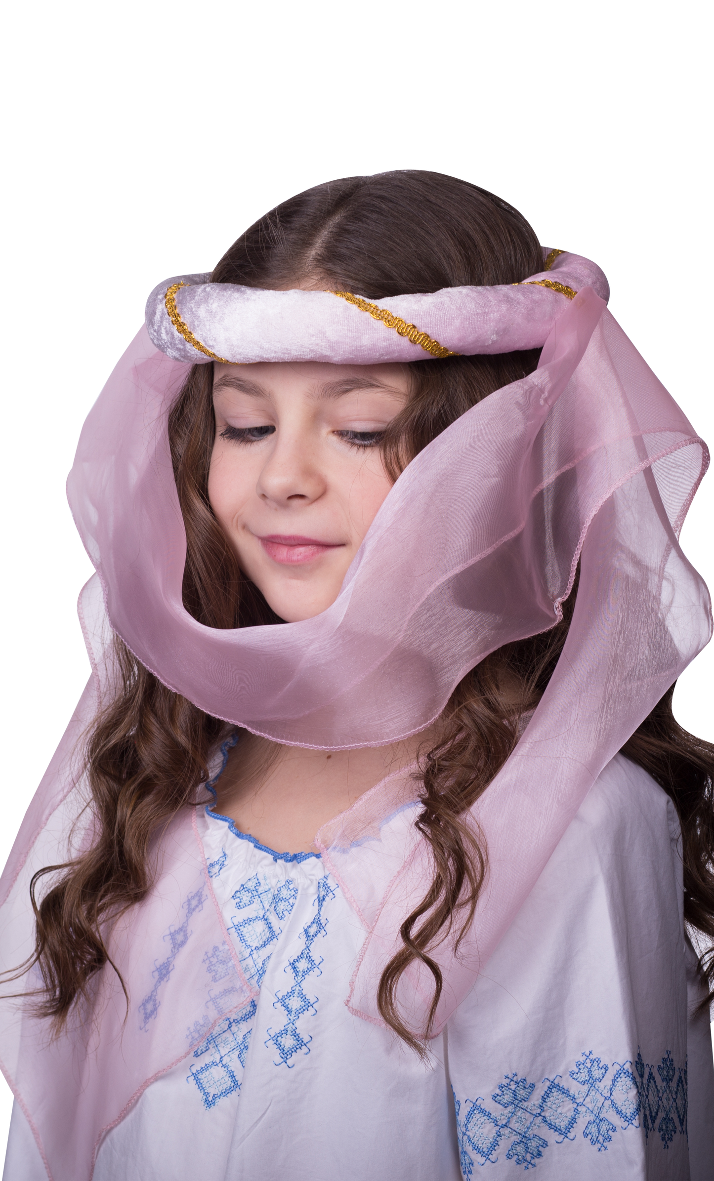 3710/5 MEDIEVAL TIARA LIGHT PINK CHILD