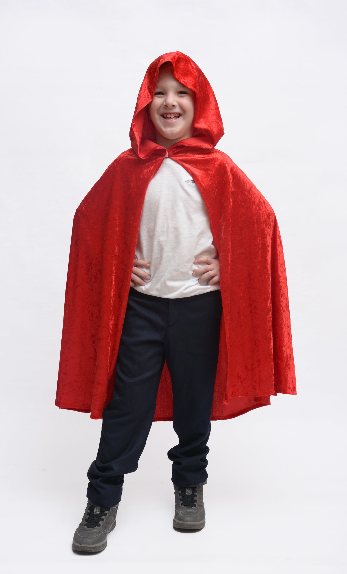 1506 /4 HOODED CAPE RED