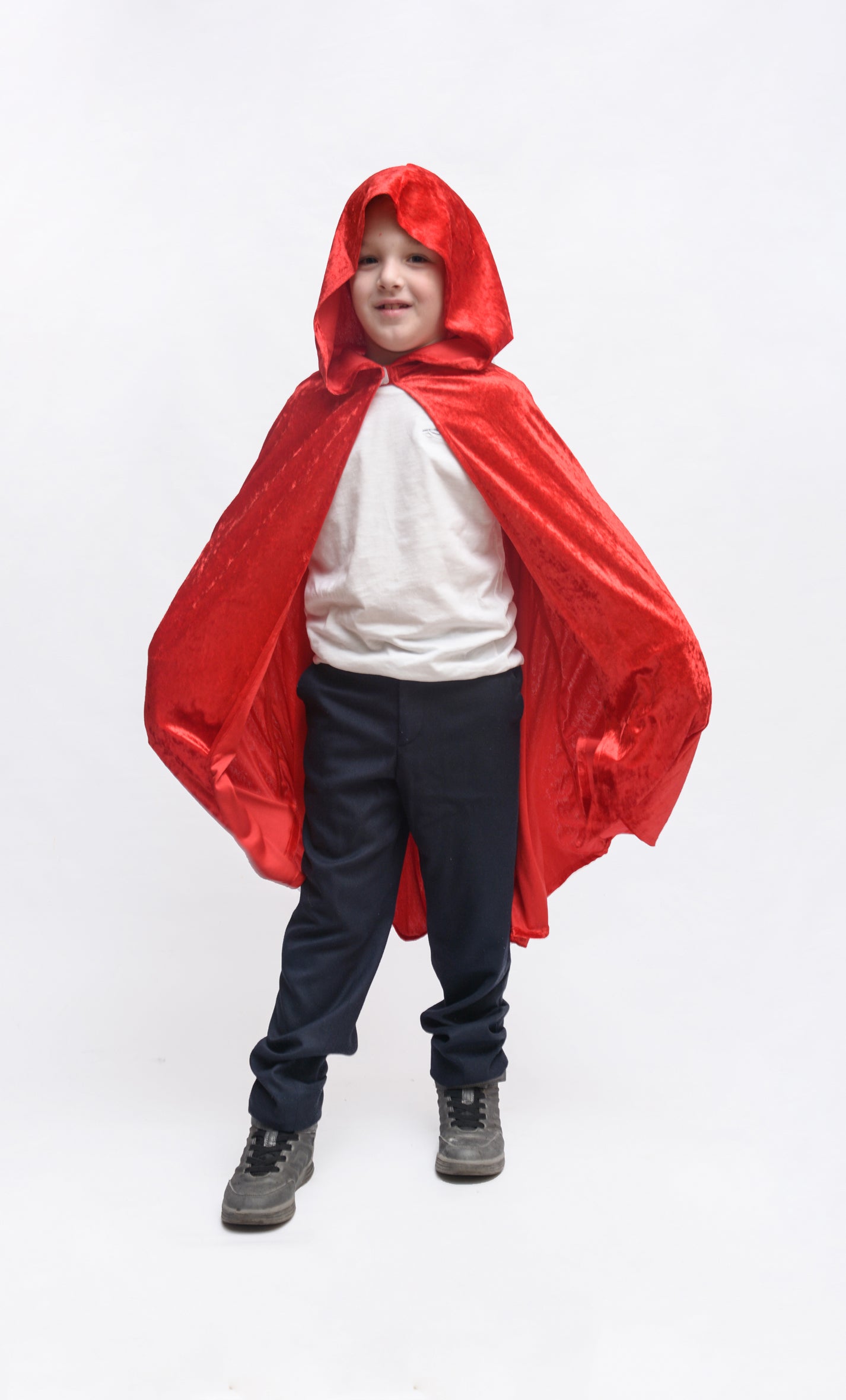 1506 /4 HOODED CAPE RED