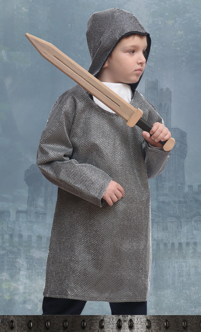 1805 KNIGHT HOODED SHIRT SILVER