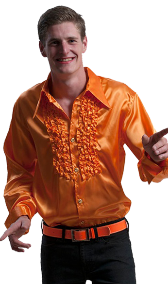 1493 JOHNY SHIRT ORANGE