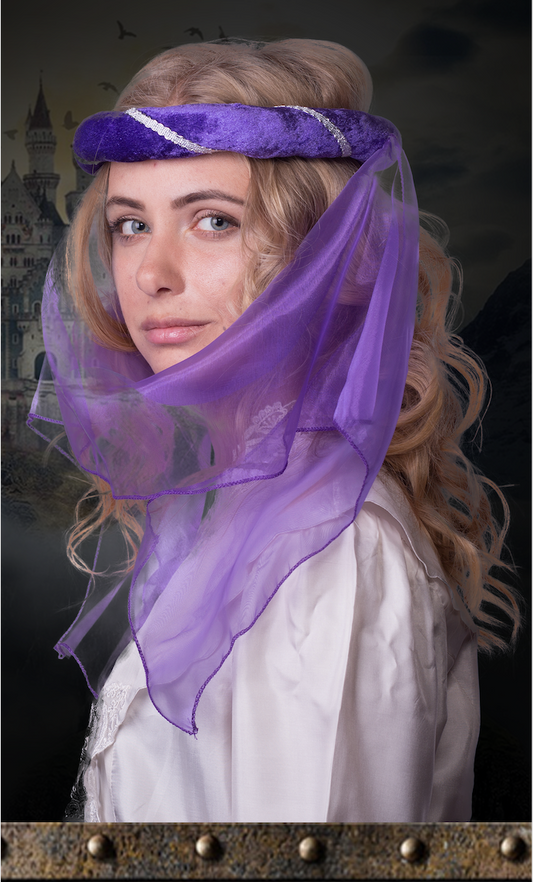 3711/2 MEDIEVAL TIARA LILA ADULT