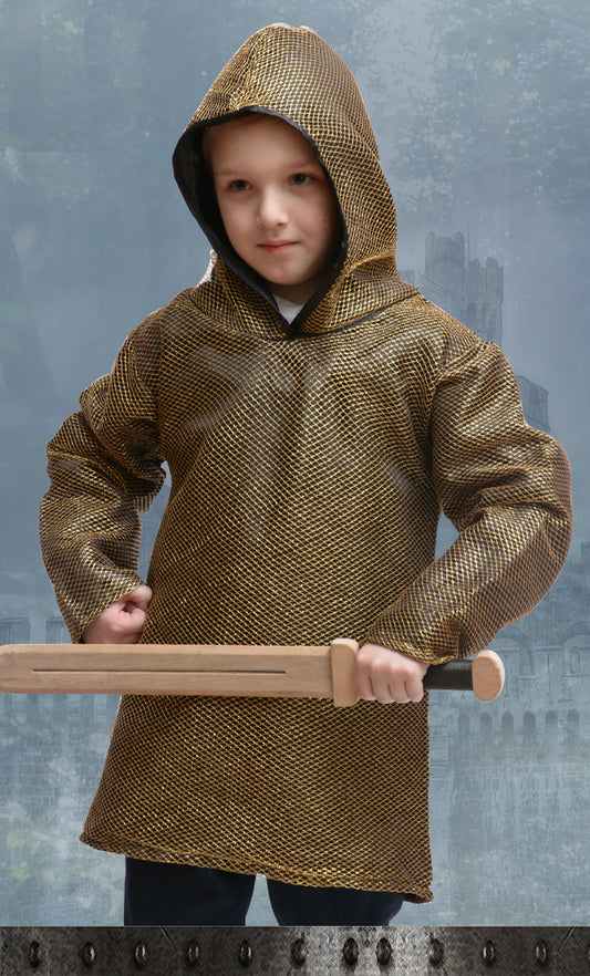 1806 KNIGHT HOODED SHIRT GOLD